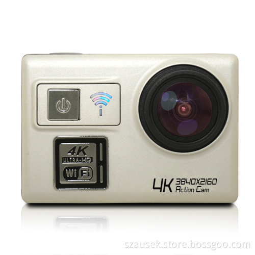 2017 hot sales 20 MP action camera 4K high-end quality 170 degree fish-eye wifi cam with waterproof 30m sport camera